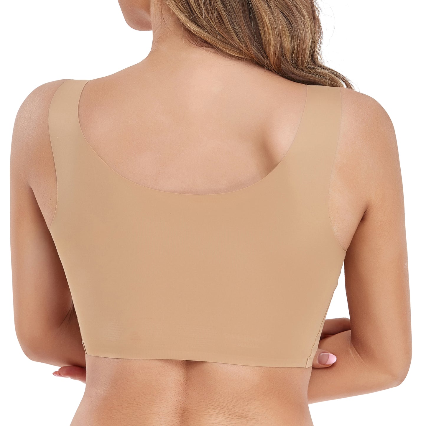 LIXINGNUO | Soutien-gorge sans couture et sans armatures pour femme avec coussinets amovibles — Confort à enfiler, tailles S-3XL