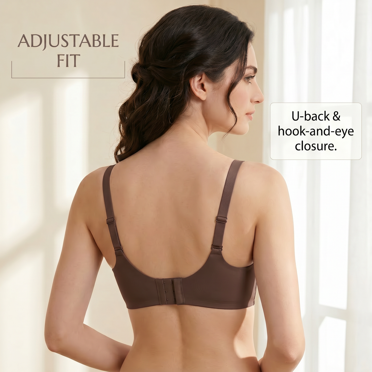 Aylee | Kabelloser BH mit Mesh-Besatz am Ausschnitt