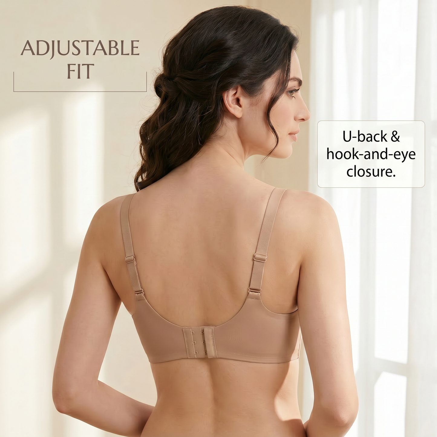Aylee | Kabelloser BH mit Mesh-Besatz am Ausschnitt