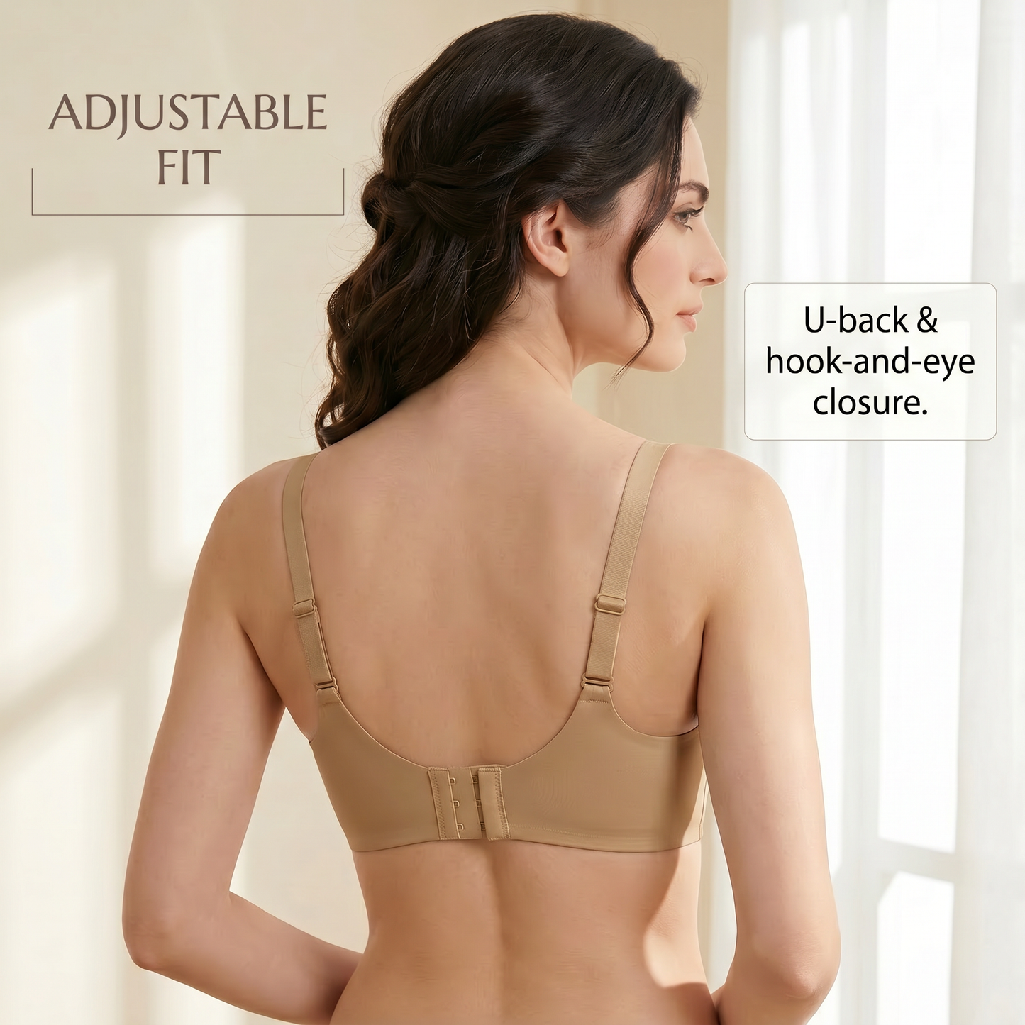 Aylee | Kabelloser BH mit Mesh-Besatz am Ausschnitt
