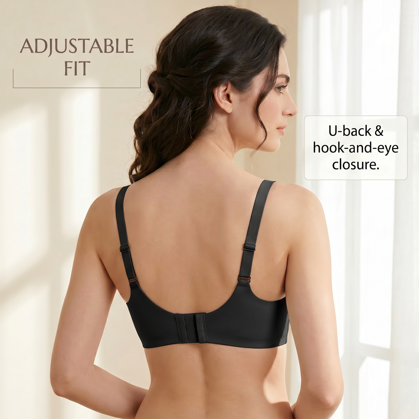 Aylee | Kabelloser BH mit Mesh-Besatz am Ausschnitt