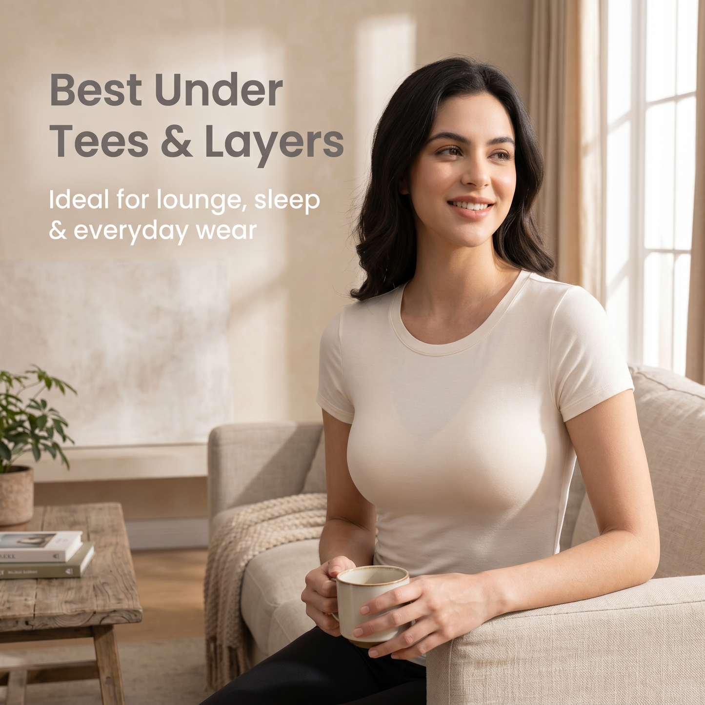 LIXINGNUO | Everyday Comfort Wireless Bralette | Cup-Free, Wire-Free - - Wire-Free Bra by Aylee Attire