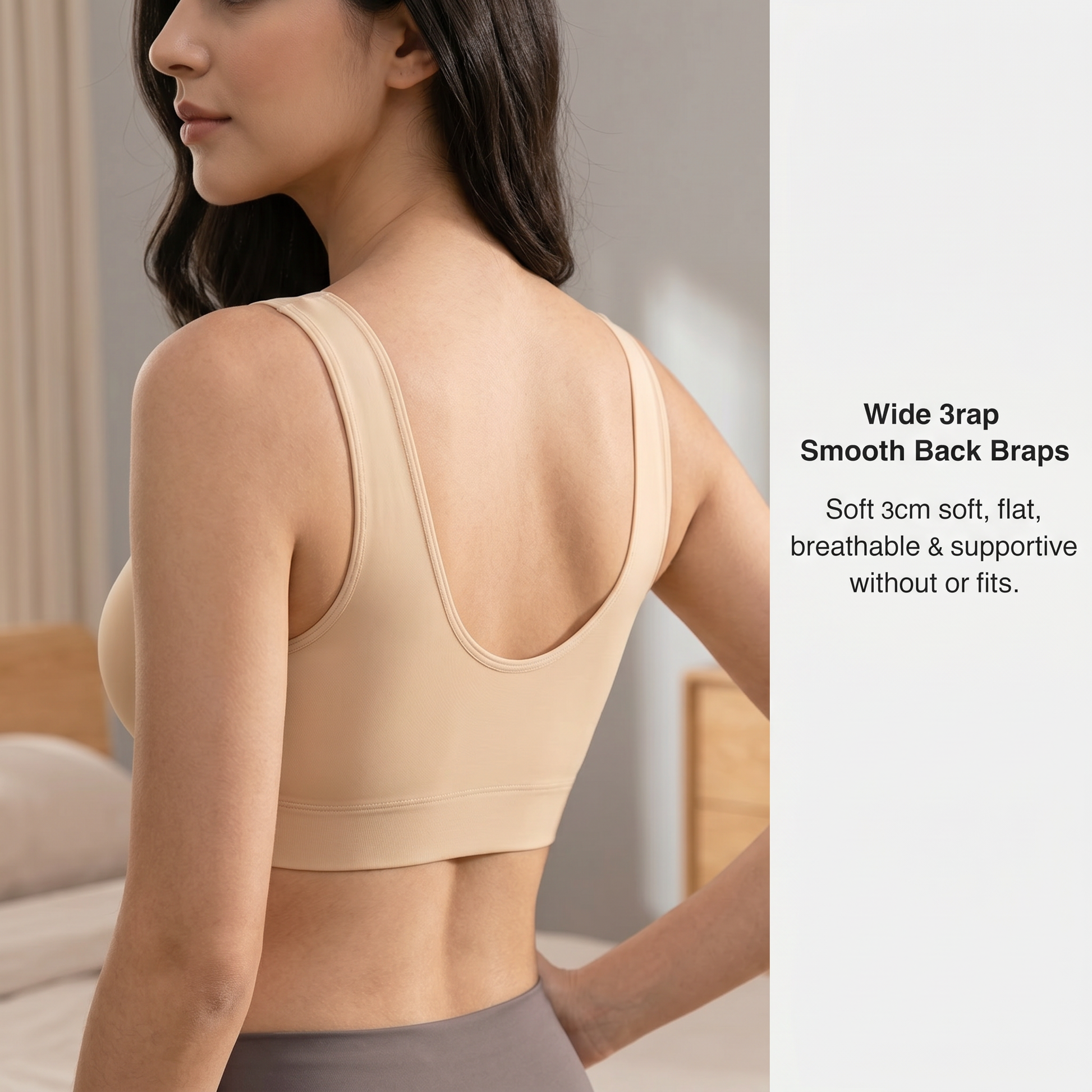 LIXINGNUO | Everyday Comfort Wireless Bralette | Cup-Free, Wire-Free - - Wire-Free Bra by Aylee Attire